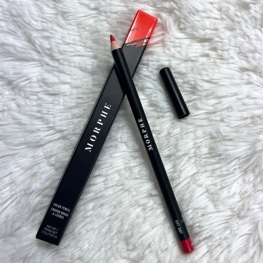 Morphe Eyeliner Color Pencil Liner Love Life Red Creamy Pigmented 1.5g NIB